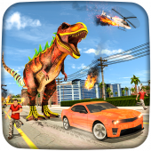 Dinosaur Rampage City Simulator Apk