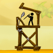 The Catapult - Stick man Throw Apk