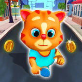 The Cat Runner 3D - Free Running Games Apk