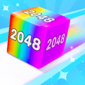 Chain Cube 2048: 3D Merge Game Apk