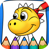 Dino Coloring & Drawing Book Apk