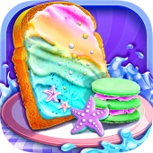 Mermaid Unicorn Cupcake Bakery Shop Cooking Game Apk