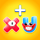 Merge alphabet run - Maze room Apk