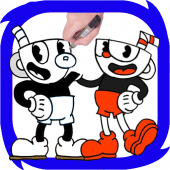 how to draw Cuphead coloring book new Apk