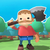 Wood Chopper: Cut, Explore & Build Apk