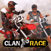 Clan Race: PVP Motocross races Apk