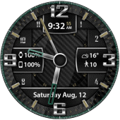 Carbon Fiber HD Watch Face Apk