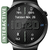 Chrome Leather HD Watch Face Apk