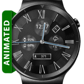 Classic Black HD Watch Face Apk