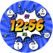 Comic Pow HD Watch Face Apk