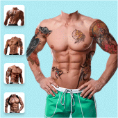 Six Pack Tattoo Body Photo Edi Apk