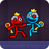 Red Blue Stick: Rainbow Master Apk