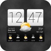 Sense V2 Flip Clock & Weather Apk