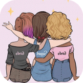 Cute BFF Wallpaper for Girls Apk