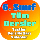 6. Sınıf Tüm Dersler Test Çöz Apk