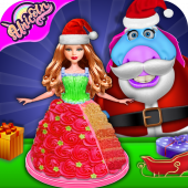 Bake & Deliver Christmas Doll Cakes! Fast Cooking Apk