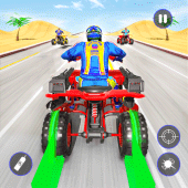 Quad Bike Traffic Shooting Gam Apk