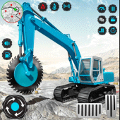 Heavy Excavator Rock Mining Apk