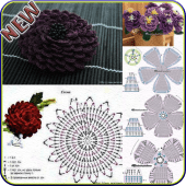 Crochet Flower Pattern Ideas Apk