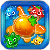 Swipe Juice Fresh - Melon Crush Saga Puzzle Game Apk