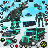 Dino Robot Car Transform Games Apk