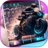 Neon Motorbike Keyboard Apk