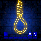 Hangman Glow Word Games Puzzle Apk