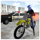 Motocross Racing Cop Game Apk