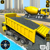 Snow Excavator: Crane Game Apk