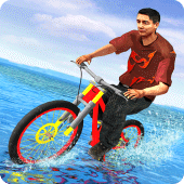 Waterpark BMX Bicycle Surfing Apk