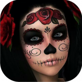 Day of the Dead Skull Makeup Apk