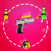 Real Bottle Shooting Gun Trigg Apk