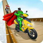 Superhero Bike Scooter Stunts Apk