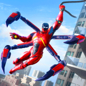 Spider Robot Bike Transform 3D Apk