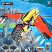 Futuristic Flying Motorbike Rider Driving Apk