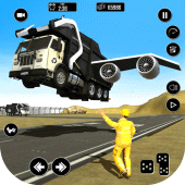 City Garbage Flying Truck 3D Apk