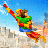 Superhero Flying Rescue Mission Apk