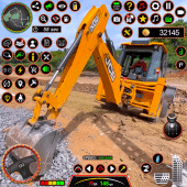 Snow Excavator Game: JCB Games Apk