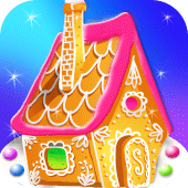 Gingerbread House Maker: Crazy Kids Kitchen Apk