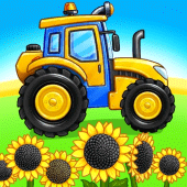 Tractor, car: kids farm games Apk