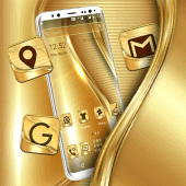 Golden Launcher Theme Apk