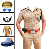 Men police suit photo editor Apk