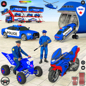 Police Cargo Truck Transporter Apk