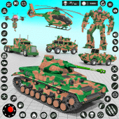 Army Tank Robot Car Games: Apk