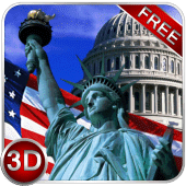 Free American Symbols 3D Next Launcher theme Apk