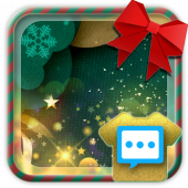 Christmas origami style skin for Handcent Next SMS Apk