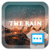 Night scene in the rain skin for Next SMS Apk