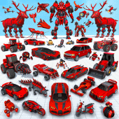 Deer Robot Car Game-Robot Game Apk