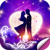 Heart Kiss GIF Stickers For WhatsApp Apk