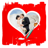 Love Paint Heart Photo Frame Apk